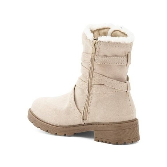 STEVE MADDEN Cozy Boots Taupe | 1 Little Kid Girl - NEW - Picture 2 of 16